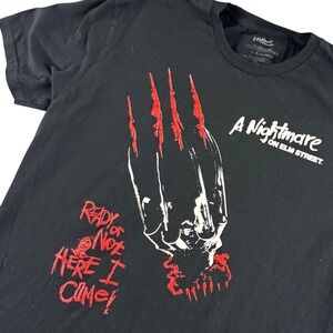 A‎ Nightmare on Elm Street Graphic Print T-Shirt Freddy Krueger Large